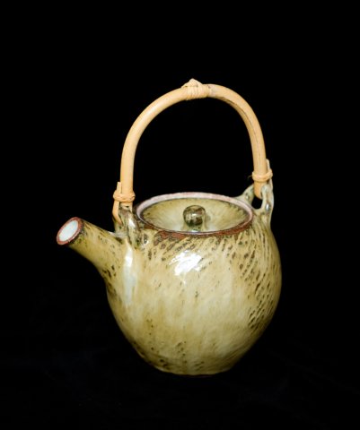 Wheat straw glaze teapot